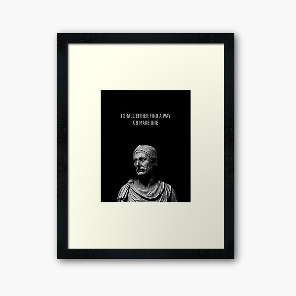 Item preview, Hannibal Barca Quote designed and sold by xownsend.