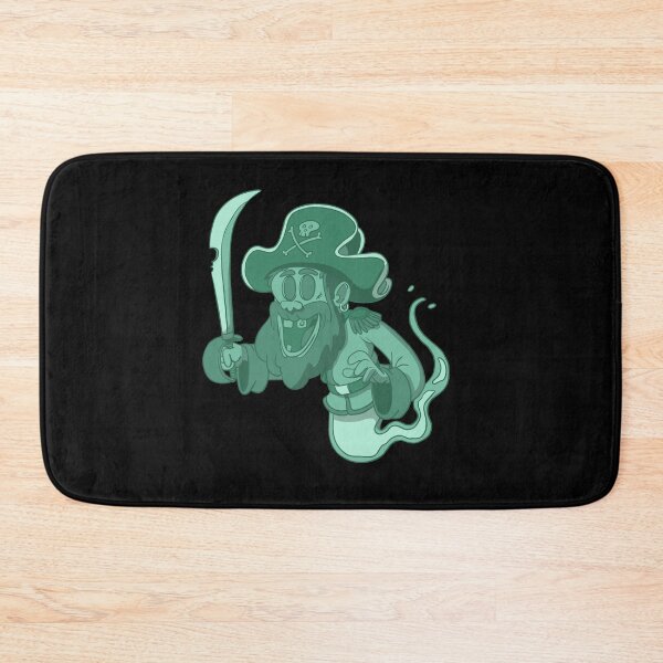 Item preview, Funny pirate with sword as a green ghost designed and sold by Monkey Ful.