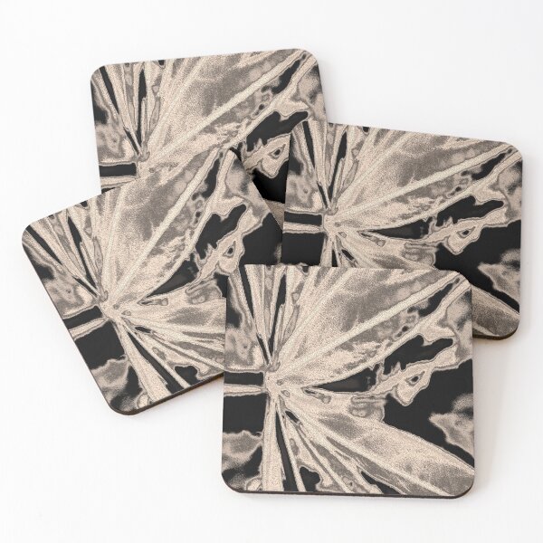 Item preview, Elegant lupine leaf - white gold designed and sold by SulkaCreative.