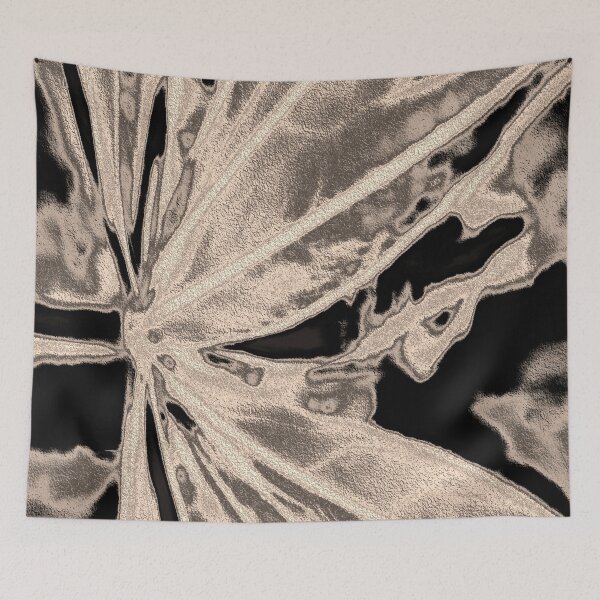 Item preview, Elegant lupine leaf - white gold designed and sold by SulkaCreative.