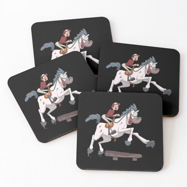 Item preview, Rider and horse jumping designed and sold by Monkey Ful.