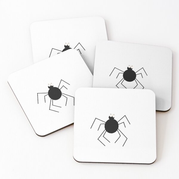 Item preview, Googly Eyed Black Spider Doodle designed and sold by papaipapai198.