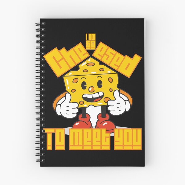 Item preview, Cheesed To Meet You-cute cartoon happy smiling food.  designed and sold by Rajpramanik.