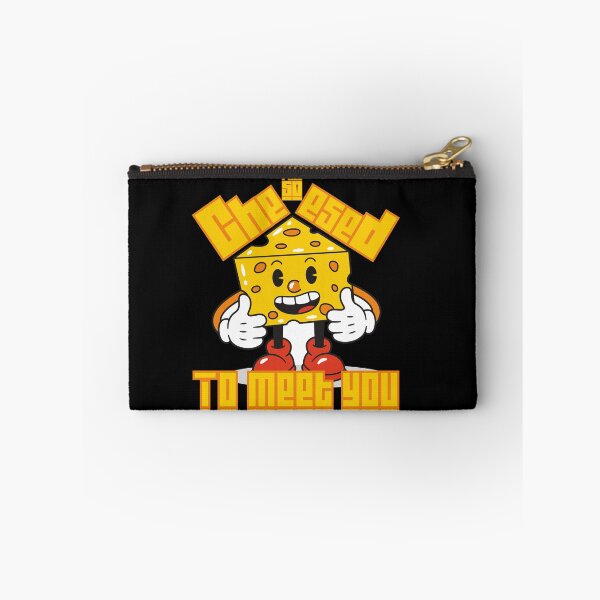Item preview, Cheesed To Meet You-cute cartoon happy smiling food.  designed and sold by Rajpramanik.