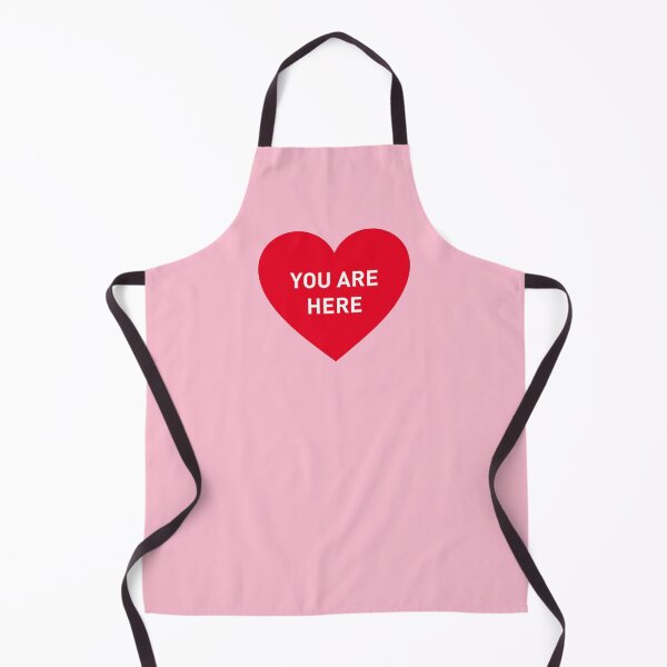 Item preview, You are here red heart designed and sold by beakraus.