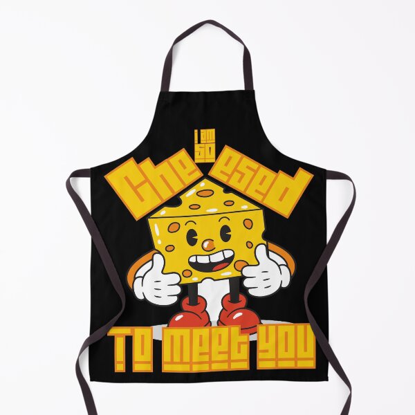 Item preview, Cheesed To Meet You-cute cartoon happy smiling food. designed and sold by Rajpramanik.