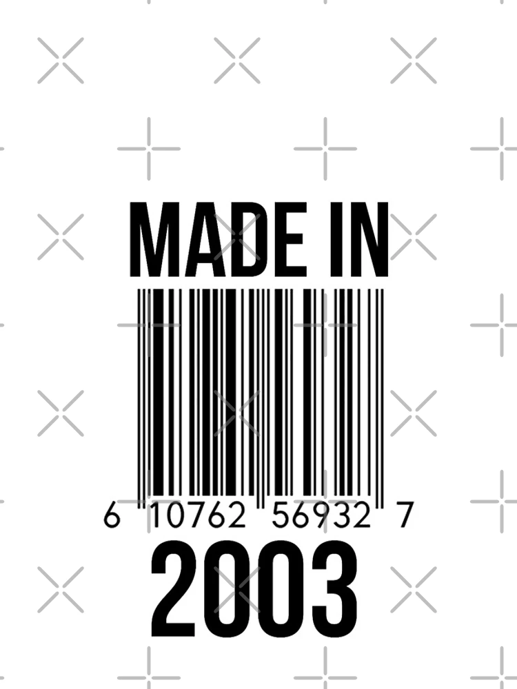 Thumbnail 4 of 4, iPhone Case, Made In 2003 designed and sold by RandomStuffShop.