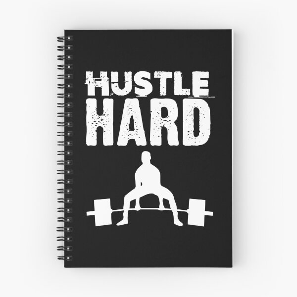 Item preview, Hustle Hard Gym Motivation Strongman Powerlifting Deadlift designed and sold by Nessshirts.