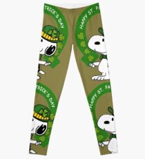 Snoopy Happy St Patricks Day Leggings
