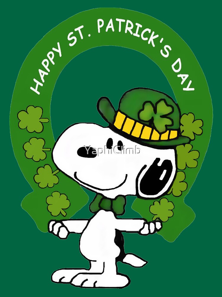 Snoopy Happy St Patricks Day" T-Shirts 