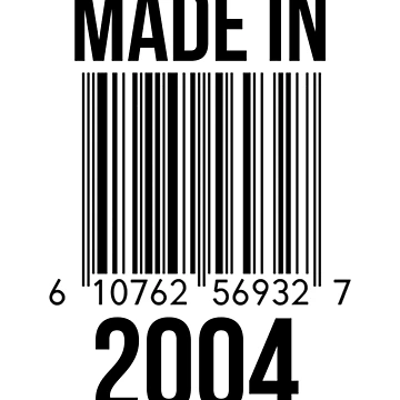 Artwork thumbnail, Made In 2004 by RandomStuffShop