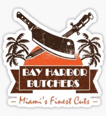 dEXTER- bAY hARBOuR BUTCHER Sticker