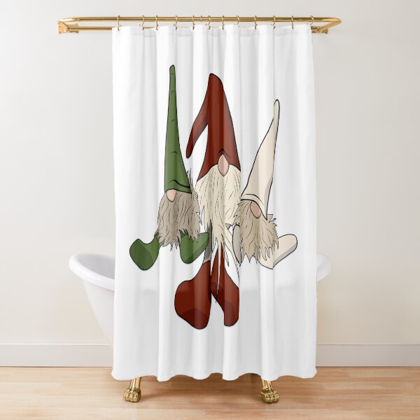 Autumn Fall Gnome Shower Curtain