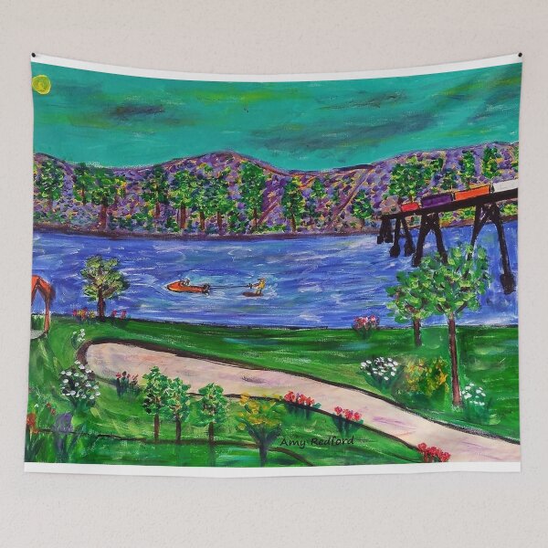 Item preview, Mountain Retreat designed and sold by amyredfordart.