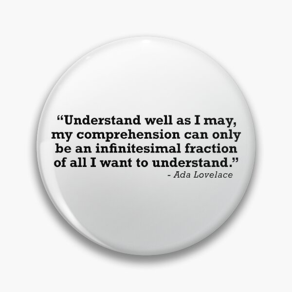 Item preview, Ada Lovelace Computing Mathematics Science Quote designed and sold by JackCurtis1991.
