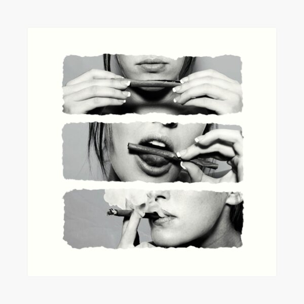 Girls love blunts Art Print