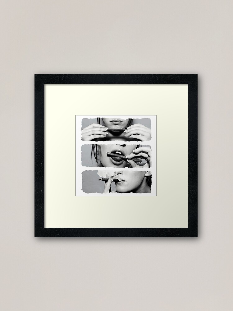 Alternate view of Girls love blunts Framed Art Print