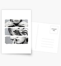 Girls love blunts Postcards