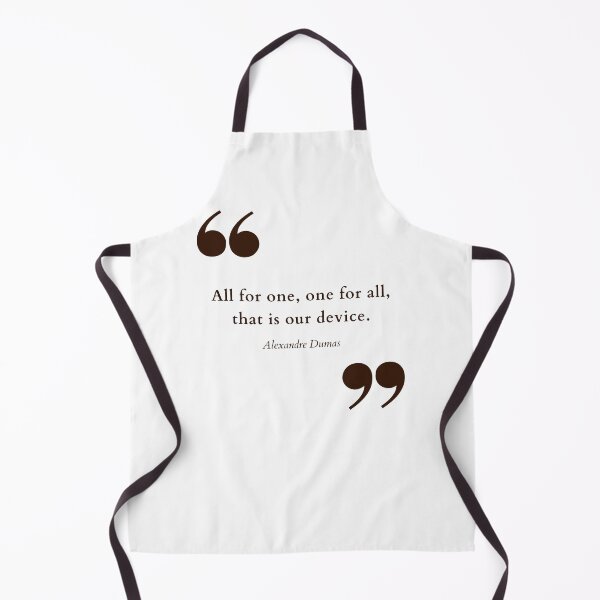 Item preview, All for One, One for All, that is our device - The Three Musketeers - Alexandre Dumas Quote designed and sold by Vintage-TM.