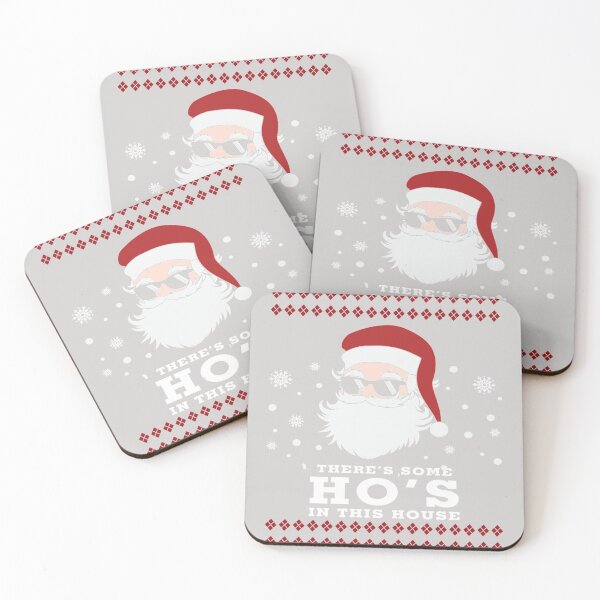 Item preview, There's Some Ho Ho Hos in This House Christmas Santa Claus (3) designed and sold by GINIART.