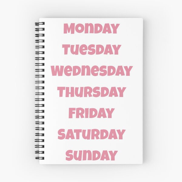 Item preview, Planner Journal Weekdays Organizer designed and sold by svenjakruchten.