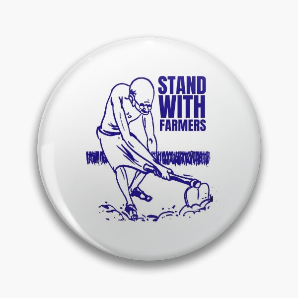 Item preview, KISAN - STAND WITH FARMERS- kisaan - No farmer No food designed and sold by ThemeBros.
