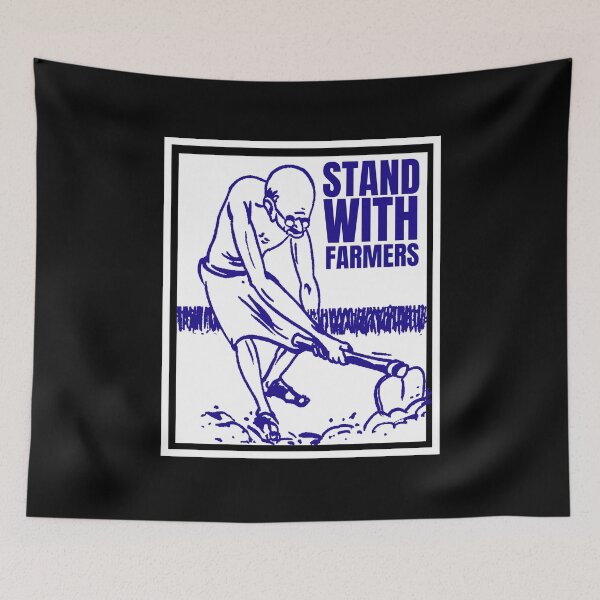 Item preview, KISAN - STAND WITH FARMERS- kisaan - No farmer No food designed and sold by ThemeBros.