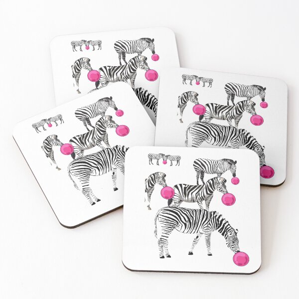 Item preview,  Zebra Bubble Gum Pink Design designed and sold by Beluved.