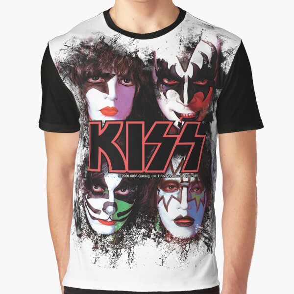 Artikel-Vorschau von KISS ® the Band - Gesichter aller Mitglieder - Pinseleffekt, designt und verkauft von musmus76.