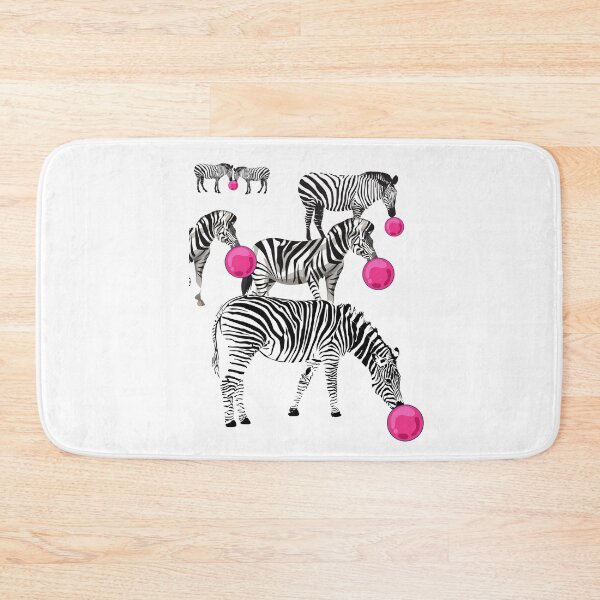 Item preview,  Zebra Bubble Gum Pink Design designed and sold by Beluved.