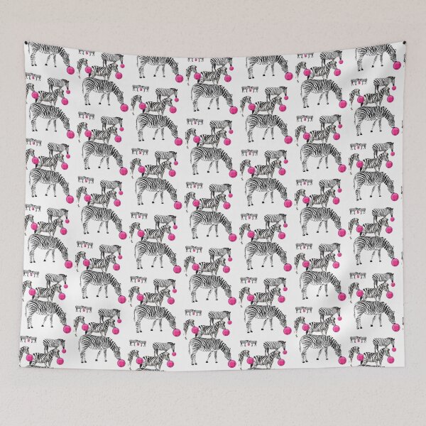 Item preview,  Zebra Bubble Gum Pink Design designed and sold by Beluved.