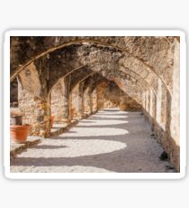 Shadows in the San Jose Mission Convento Sticker
