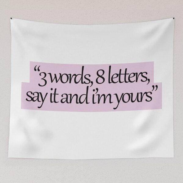 Item preview, 3 words, 8 letters... designed and sold by ThingsShop.