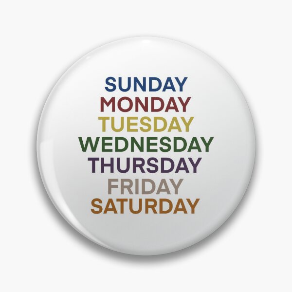 Item preview, Days of the week designed and sold by Karinayusuf.