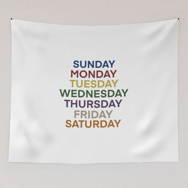 Item preview, Days of the week designed and sold by Karinayusuf.