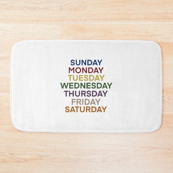 Item preview, Days of the week designed and sold by Karinayusuf.