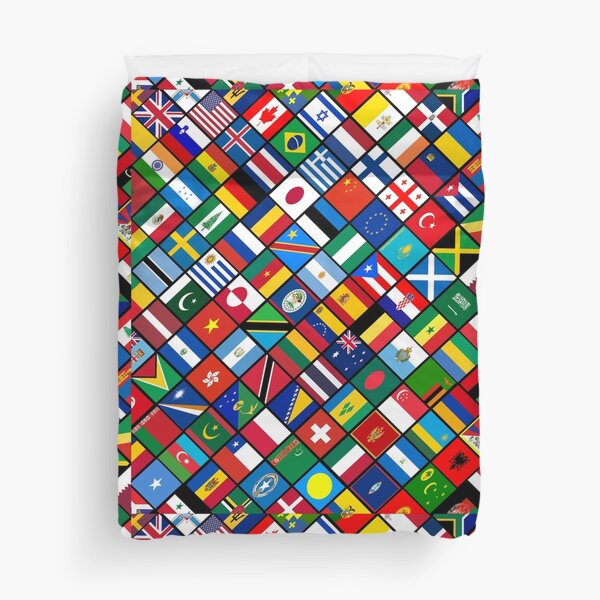 Aperçu de l'œuvre Drapeaux des pays du monde, cadeau informatif créée et vendue par levsal.