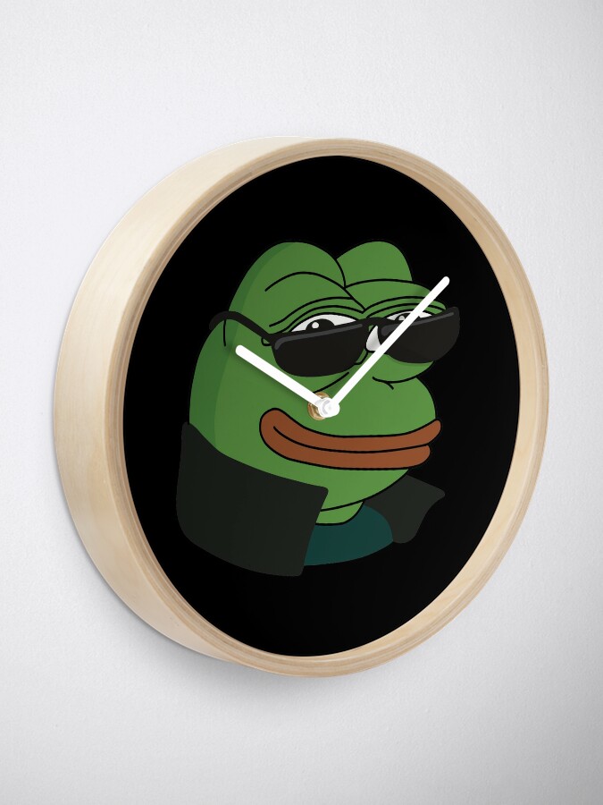 Pepega High Quality Emote Clock for Sale by OldDannyBrown