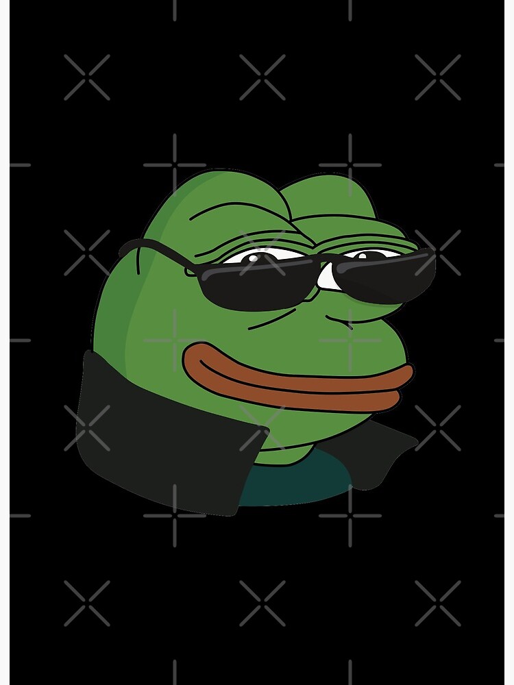 Pepega in HD Twitch Emote | Art Board Print