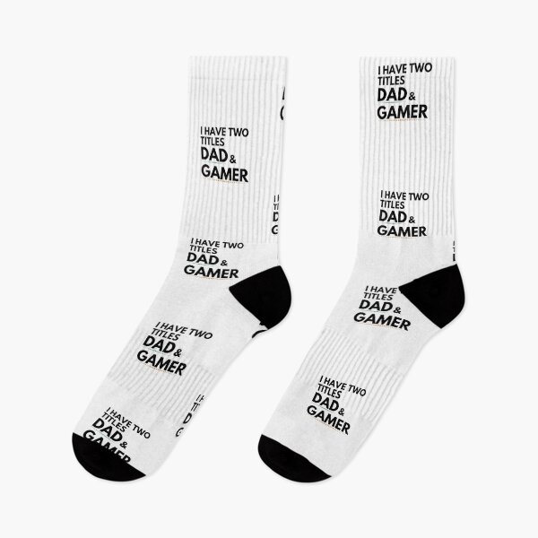 Item preview, I Have Two Titles Dad and Gamer designed and sold by Emerg-Apparel.