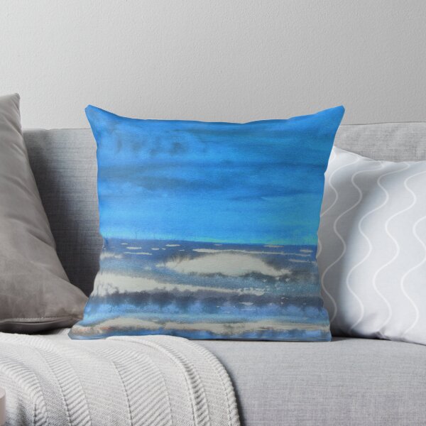 Peau de Mer • Sea's Skin • Piel de Mar Throw Pillow