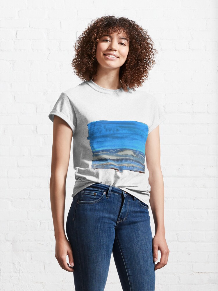 Alternate view of Peau de Mer • Sea's Skin • Piel de Mar Classic T-Shirt