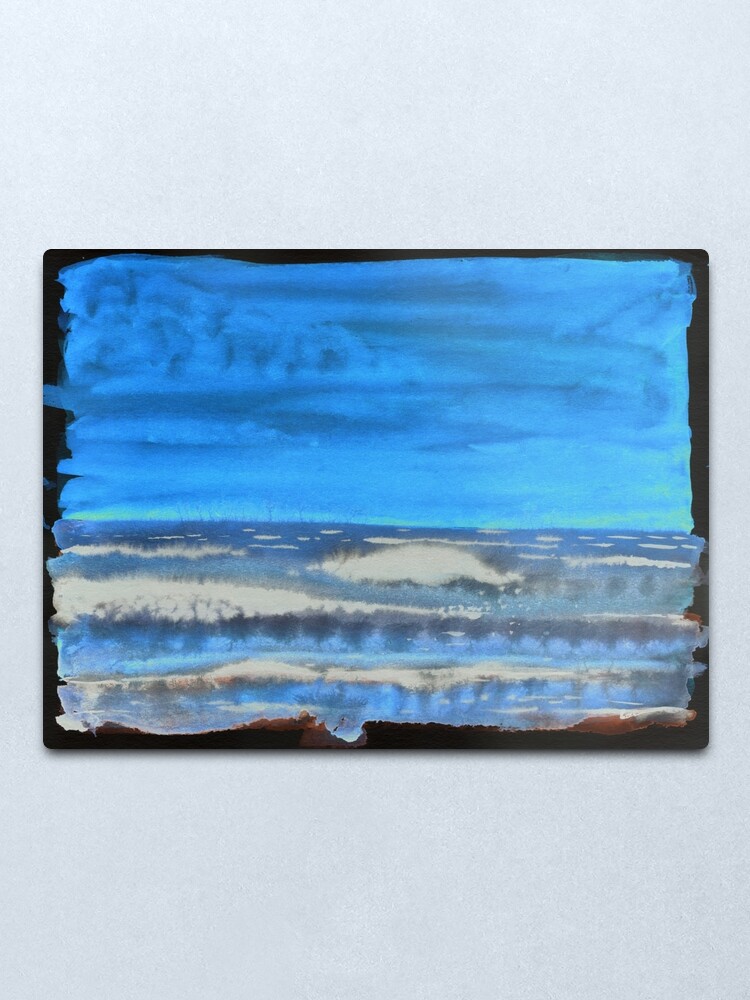 Alternate view of Peau de Mer • Sea's Skin • Piel de Mar Metal Print