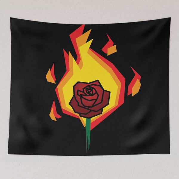 Item preview, flaming rose! designed and sold by Raul-Raziel.