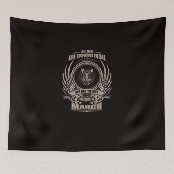 Item preview, All Men are created equal but only The best are born in March designed and sold by CR-SHOP.