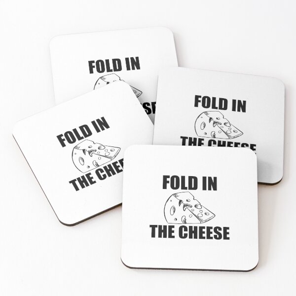 Item preview, Fold in the Cheese! Lovers Cheese Yammi Black and Yellow designed and sold by AchrafOc.