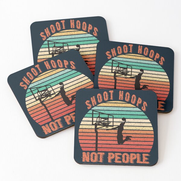 Item preview, Shoot hoops not people- basketball  designed and sold by SidTastic .