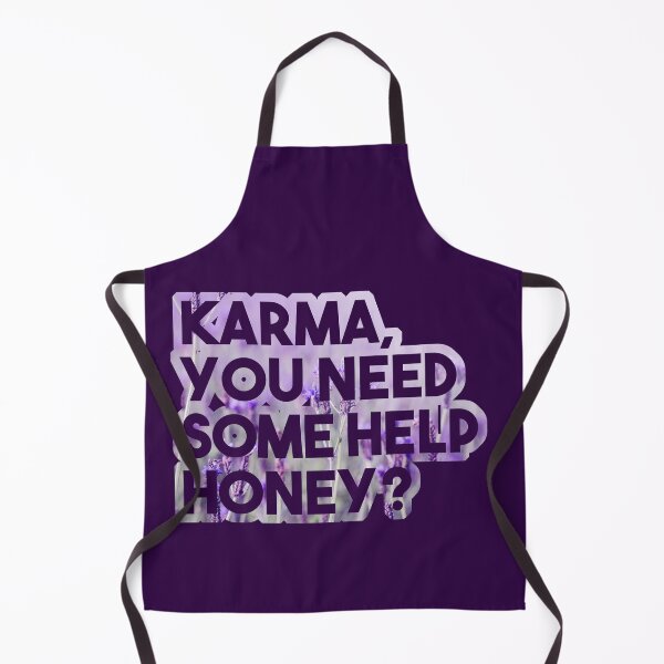Artikelvorschau, Karma, brauchst du Hilfe? - lustiges Blumenkarma zitieren Lavendel entworfen und verkauft von InkLove.