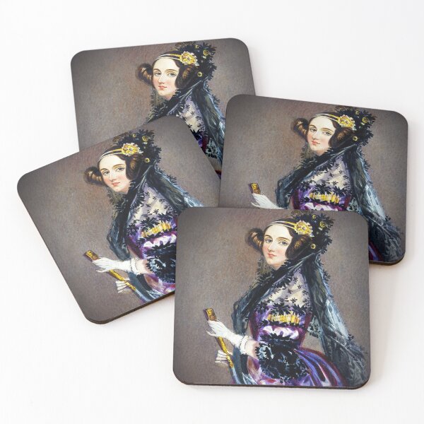 Item preview, Ada Lovelace Portrait Female Coder Programmer Scientist designed and sold by JackCurtis1991.