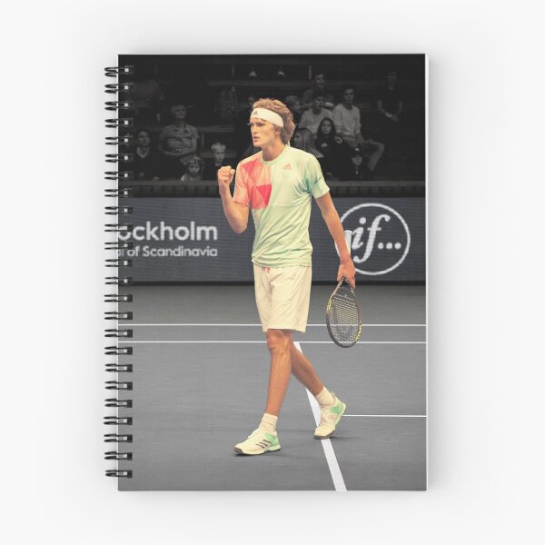 Item preview, Alexander Zverev celebrating a point designed and sold by ArtForKnowledge.